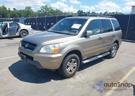 2005 Honda Pilot Ex-L from USA, damaged, VIN 5FNYF18615B014207